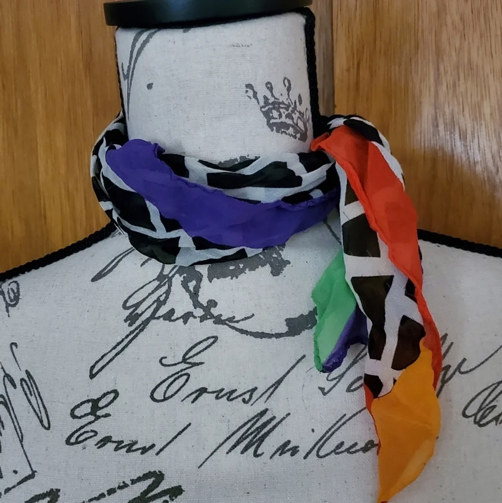 Colorful Silk Scarf